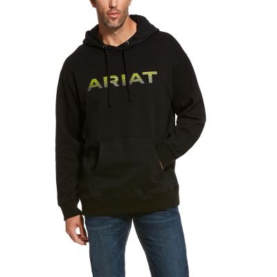 Ariat Graphic - Hoodie Zwart Heren - 37820-350